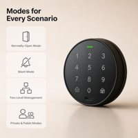 Serrure de tiroir intelligente SH-SL-DL-001 avec accès par carte RFID, serrure de sécurité pour porte en bois et armoire, compatible Wi-Fi Cloud, application Tuya, OEM ODM