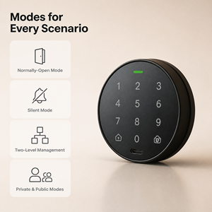 Serrure de tiroir intelligente SH-SL-DL-001 avec accès par carte RFID et mot de passe, serrure de sécurité pour armoire, OEM ODM - Product Image 3
