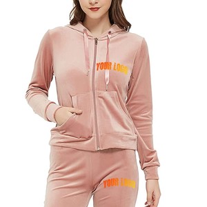 <b>Ladies</b> Premium Cotton Sweatshirt <b>Set</b> Soft Pullover and Sweatpants Comfortable Casual Clothing Wholesale Manufacturer Comfortable - Product Image 3