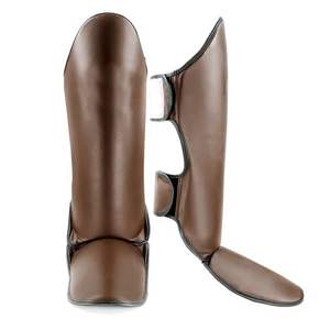 En gros Protège-tibias confortables en tissu élastique avec rembourrage du cou-de-pied pour le Karaté, le MMA, le Kick-boxing et le Muay Thai - Product Image 1