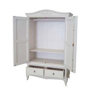 Armario Blanco de la Colección Clásica París de Mebel International TL 05, Diseño Francés Vintage en Caoba, Mueble Elegante Hecho a Mano - Product Image 2