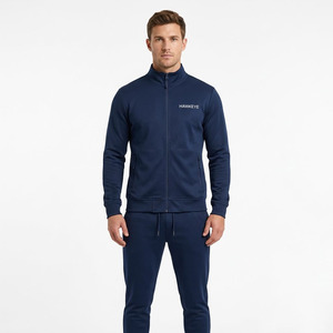 Hawk Eye Sports Customized Men's Winter Thick Fleece Slim Sports Suit Tracksuits <b>Pants</b> Leopard Pattern Own Logo Anti-Bacterial - Product Image 4