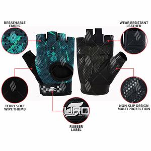 Gants d'entraînement de fitness de qualité supérieure pour la musculation en salle de sport avec tissu absorbant la transpiration et fermeture sécurisée du poignet - Product Image 6