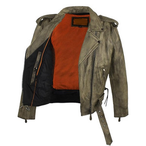 Chaqueta de cuero para hombre, diseño de moda, alta calidad, estilo motociclista, recién llegada. - Product Image 3
