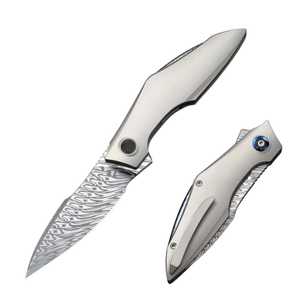 Couteaux pliants de précision avec mouvement de lame fluide et poignée ergonomique pour le camping en plein air, la randonnée, la pêche et les voyages - Product Image 1