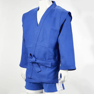 High Performance Sambo Jacket Polyester Cotton Lightweight Breathable Martial Arts Uniform with Customized Packing - Product Image 5