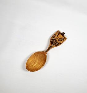 Cuillère à thé en bois écologique, faite à la main, pour café, thé, sucre, accessoire de cuisine poli - Product Image 5