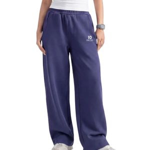 Women's High <b>Waist</b> Baggy Sweatpants Wide Leg Loose <b>Trousers</b> <b>Elastic</b> <b>Waist</b> Drawstring Casual Lounge Pants Soft Cotton Joggers - Product Image 6