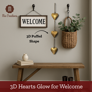 Décoration murale vintage en métal en forme de cœur, faite à la main, dorée, style rustique, art mural pour la maison, fabricant OEM, vente en gros, cadeau de la Saint-Valentin - Product Image 2