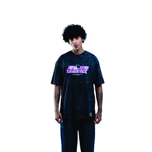 Camisetas de diseñador de algodón 100% de gran tamaño Vantage Wash para hombre, ropa de calle para hombre, ropa de Hip hop para hombre - Product Image 1