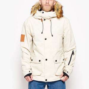 Traje de Esquí Profesional Impermeable para Hombre, Conjunto de Chaqueta y Pantalones Térmicos para Snowboard con Capucha de Piel Sintética - Product Image 4