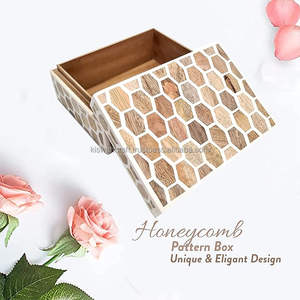 Trending Custom Velvet Jewelry Storage <b>Box</b> Indian Natural Wood Inlay Design Rectangle Ring Watch Gift Giving <b>Packed</b> KISWAH Craft - Product Image 1