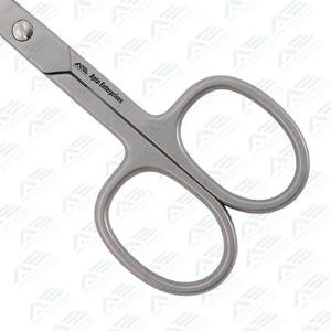 Tijeras de punta de acero inoxidable Premium para manicura y cuidado de cutículas Herramientas de uñas de precisión para recorte de aseo profesional - Product Image 2