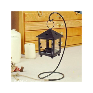 Farol de metal blanco para velas, estilo vintage, para colgar, elegante, para decoración del hogar, jardín, patio, bodas y fiestas. - Product Image 6