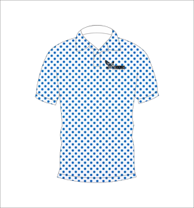 เสื้อโปโลแขนสั้นพิมพ์ลายเรขาคณิตของผู้ชายเสื้อโปโลกีฬาพิมพ์ลาย - Product Image 2