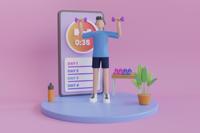 La Mejor Aplicación Móvil de Entrenamiento Físico para Android, iOS, MAC, Linux, Seguimiento de Entrenamientos Web, Entrenador Personal, Planes de Dieta, Multi-idioma, Internet