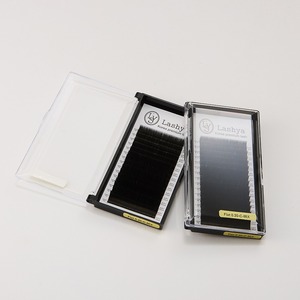 [Lashya] <b>Individual</b> Flat <b>Lash</b> Extensions for Professional Eyelash Services 0.15/ 0.20 Thickness Strong Adhesion - Product Image 1
