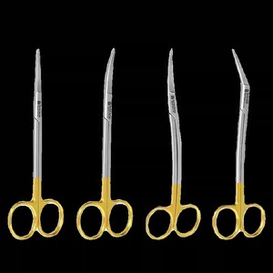 Instrumentos Quirúrgicos BAFA, Pinzas Rectas y Curvas, Herramientas Médicas, Odontología, Acero Inoxidable, Clase I Quirúrgica Dental - Product Image 1