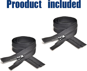 Fermetures éclair en spirale en plastique à extrémité ouverte personnalisées pour vestes, vêtements, articles vestimentaires – Durables, légères, séparables - Product Image 3