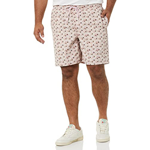 Maillot de bain d'été pour hommes, short de plage à taille élastique avec cordon de serrage, tissu léger à séchage rapide - Product Image 2