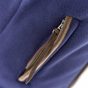 Chaleco Polar Unisex de Alta Calidad, Color Crema Sólido, con Cierre, Cuello Alto, Ropa Exterior Informal, Resistente al Viento, Cálido para Otoño, con Bolsillos - Product Image 6