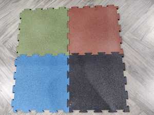 UNISHIELD - Baldosas de Caucho Reciclado de 20 mm para Interiores, Modernas, Encajables, para Uso Comercial - Product Image 4