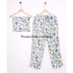 ชุดนอนผ้าฝ้ายแท้ 100% ขายดีที่สุด แขนยาว สวมใส่สบาย ชุดนอนแสนอบอุ่นสำหรับผู้หญิง ชุดลำลองติดกระดุมแบบคลาสสิก - Product Image 3