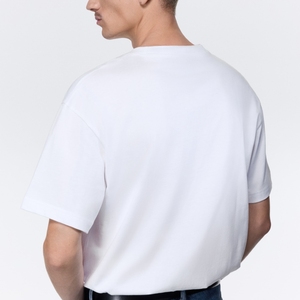 New Arrival Plus Size High Quality Cotton <b>Plain</b> Short Sleeve Custom Design Crewneck Formal Style T-shirts - Product Image 2