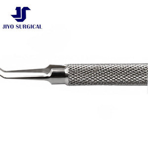 Jiyo Surgical Co. Pinces de capsulorhexis en acier inoxydable LU-8747, 4 3/8 pouces, pointes de préhension délicates, poignée à tige cintrée - Product Image 4