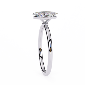 Anillo de Diamante de Corte Marquesa de 1 Quilate, Cultivado en Laboratorio, de Alta Calidad, Oro Sólido de 14k, Certificado IGI, Anillo de Compromiso o Boda - Product Image 6