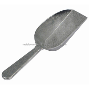 Wholsale Eco-Friendly Durable Utility Scoop Flat Bottom Design 10ml Capacity Metal Handle Ice Food - Product Image 1