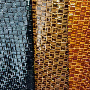 Cuero Estampado con Patrón Cruzado, de Secado Rápido, Textura Premium, de Alta Gama, para Carteras, Zapatos, Bolsos, Ropa y Decoración - Product Image 2