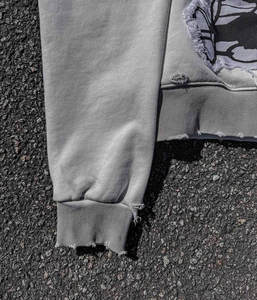 Sudadera con capucha urbana con cremallera al por mayor |   Proveedor de Ropa Urbana Personalizada de Gran Tamaño para Hombre, 100% Algodón Grueso para Invierno - Product Image 6