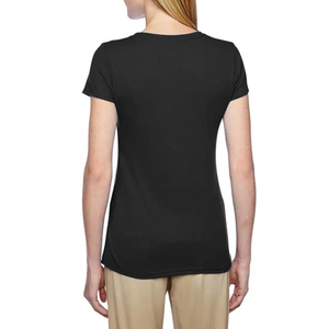 เสื้อยืดผู้หญิงคุณภาพสูง ขายส่ง แขนสั้น แฟชั่น ระบายอากาศดี คอกลม เสื้อยืดผู้หญิง ผ้าฝ้าย ระบายอากาศดี สีพื้น ทรงพอดีตัว - Product Image 6