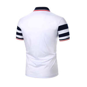เสื้อกอล์ฟแฟชั่นใหม่ ผ้าฝ้าย 100% ขายส่ง เสื้อโปโลใหม่ เสื้อโปโลชาย แขนครึ่ง พร้อมปักลายพิมพ์ตามสั่ง - Product Image 3
