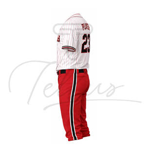 Diseño de Uniformes de Béisbol Personalizados de Alta Calidad para Jóvenes y Adultos, Precio al por Mayor, Uniforme de Béisbol de Poliéster para Hombre - Product Image 4