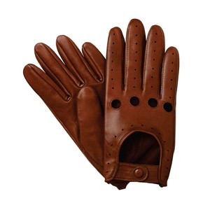 2026 New Real Leather <b>Men</b> Fingerless Driving Dressing <b>Gloves</b> Unlined Plain Customized Colors High Quality Leather Driving <b>Glove</b> - Product Image 1