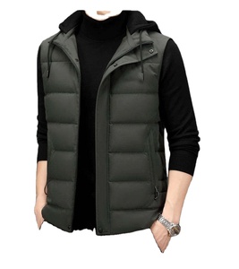 Gilet matelassé décontracté pour homme, sur mesure, de haute qualité, dernier modèle, manches longues, col à capuche, imperméable, coupe-vent, respirant - Product Image 2