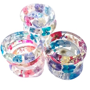 CÓMODA joyería resina acrílico pulsera brazalete exagerado deslumbrante Multicolor ancho Irregular cuadrado acrílico pulseras para - Product Image 1