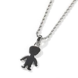 Cartoon Character Pendant With Moissanite Hip Hop Iced Out Figure Pendant Necklace Diamond Micro Pave Crystal Pendant - Product Image 4