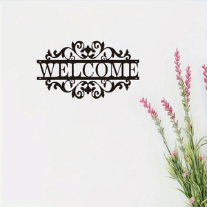CIFbuy Grande Insegna di Benvenuto Vintage Stile Fattoria, Arte Murale Rustica in Metallo per Decorazione Esterna del Portico, Regalo 'Home Sweet Home', Servizio di Raccolta - Product Image 5