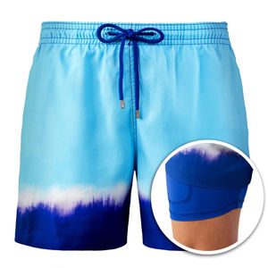Shorts de sport respirants tendance, shorts de plage à rayures, shorts de jogging pour hommes, shorts de pêche décontractés pour hommes avec poche, shorts imprimés - Product Image 1
