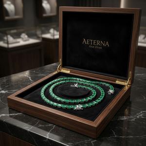 Collier ras du cou tendance en argent 925 avec onyx vert chrétien pour femme – Idéal pour mariage, cadeau ou soirée - Product Image 5