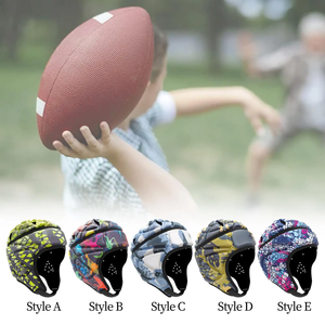 Casque de rugby avec trous de ventilation, casque de football multifonctionnel, protège-têtes de rugby pour le skate et le sport - Product Image 6