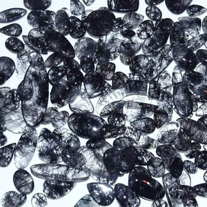 Offre Spéciale : Pierre Précieuse Naturelle en Quartz Rutile Noir en Vrac |   Pierre de cristal de haute qualité pour la fabrication de bijoux et la collection de minéraux - Product Image 2