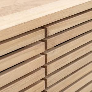 Meuble TV en teck massif de qualité supérieure, meuble de salon moderne avec tiroir de rangement et étagère pour projet de mobilier domestique - Product Image 6