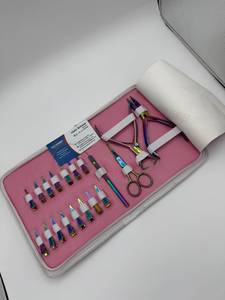 Alicates para extensiones de cabello multicolor, herramientas multifunción para extensiones de cabello con anillas y microanillas, cuentas de microanillas - Product Image 2