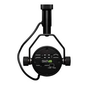 Micrófono Dinámico Profesional Cardioide <span class=keywords><strong>SM7B</strong></span>/SM7DB XLR/USB Tipo C con Preamplificador Incorporado, Cancelación de Ruido, Ligero, Metálico, con Cable - Product Image 5
