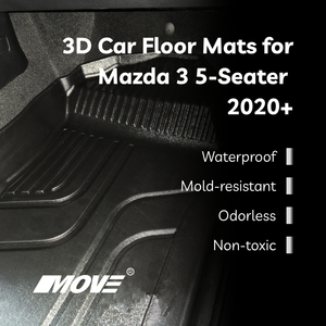 Tapis de sol toutes saisons antidérapants en TPE de haute qualité fabriqués au Vietnam pour Mazda 3 2020 +. - Product Image 5
