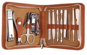 Kits de Manicura y Pedicura de Acero Inoxidable, Tijeras para Cutículas, Cortaúñas, Empujador de Cutículas y Herramientas de Belleza, 12 Piezas - Product Image 5